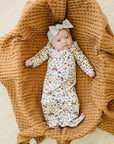 Sage Organic Cotton Ribbed Head Wrap