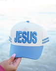 Jesus - Blue Vintage Trucker Hat