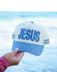Jesus - Blue Vintage Trucker Hat