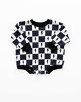 Bubble Romper | Charcoal Bolts