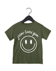 Jesus Loves You Smiley Toddler Tee