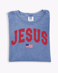 Jesus Flag Adult Unisex Tee ๐บ๐ธ