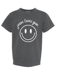 Jesus Loves You Smiley Youth Tee Saved by Grace Co.