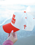 God Is Working It All Out - Red Trucker Hat