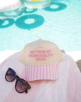 Getting my Personality Back - Pink Stripe Trucker Hat