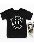 Jesus Loves You Smiley Toddler Tee