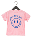 Jesus Loves You Smiley Toddler Tee