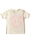 Jesus Loves You Smiley Toddler Tee Saved by Grace Co.