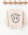 Jesus Loves You Smiley Toddler Pullover