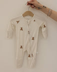 Bamboo Zip Pajamas | Teddy