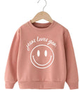 Jesus Loves You Smiley Youth Pullover Saved by Grace Co.