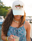 Catch You Later - Green Stripe Hat KenzKustomz