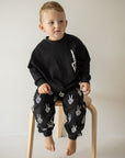 Child Sweat Set | Midnight Skelly forever french baby