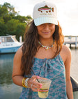Catch You Later - Green Stripe Hat KenzKustomz