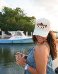 Catch You Later - Green Stripe Hat KenzKustomz
