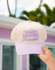 Make Heaven Crowded - Vintage Trucker Hat KenzKustomz