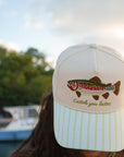 Catch You Later - Green Stripe Hat KenzKustomz