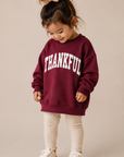 Thankful Varsity Kids Sweatshirt SBG Co.