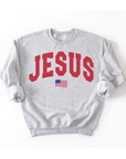 Jesus Flag Adult Unisex Pullover 🇺🇸
