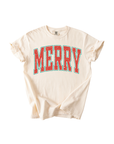 Merry Varsity Tee