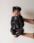 Bamboo Head Wrap | Midnight Skelly forever french baby