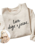 Love Dogs & Jesus Pullover Saved by Grace Co.