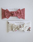 Bamboo Head Wrap | Santa Teddy forever french baby
