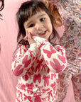 Hot Pink Bow | Two-Piece Pajama Set