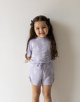 Girl's Bamboo Short Set | Enchanted Skelly forever french baby
