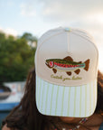 Catch You Later - Green Stripe Hat KenzKustomz