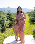 Bamboo Two Piece Pajamas | Peppermint Stripe Ribbed forever french baby