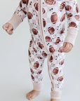 Bamboo Zip Romper | Game Day