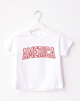 America Varsity Tee Saved by Grace Co.
