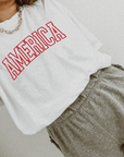 America GO VOTE Varsity Tee
