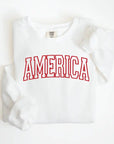 America Varsity Sweatshirt Saved by Grace Co.
