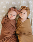 Mustard Bamboo Head Wrap Mebie Baby
