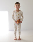 Bamboo Two Piece Pajamas | Croissants