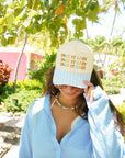 Take it Easy - Blue Striped Trucker Hat