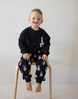 Child Sweat Set | Midnight Skelly forever french baby