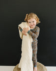 Cream Lace Muslin Quilt