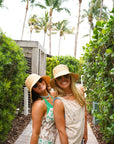 Raffia Bucket Hat with Charms