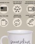 Pumpkin Spice 16oz. Rustic Campfire Coffee Mug