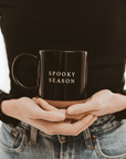 Spooky Season 14oz. Black Stoneware Coffee Mug