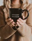 Spooky Season 14oz. Black Stoneware Coffee Mug