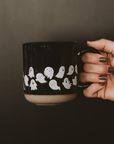 Ghosts 14oz. Black Stoneware Coffee Mug