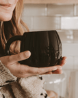 Black Pumpkin 19oz. Figurine Coffee Mug