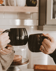 Black Pumpkin 19oz. Figurine Coffee Mug