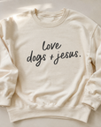 Love Dogs & Jesus Pullover Saved by Grace Co.