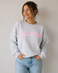 Girl Mama Varsity Outline Pullover SALE Saved by Grace Co.