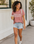 Wild Like My Curls - ADULT TEE! SBG Co.